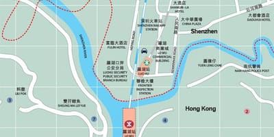 Mapa de luohu commercial city