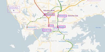 Szx aeropuerto mapa